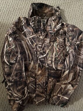 Drake Realtree Camo Hunting Jacket - Brown/Green/Tan